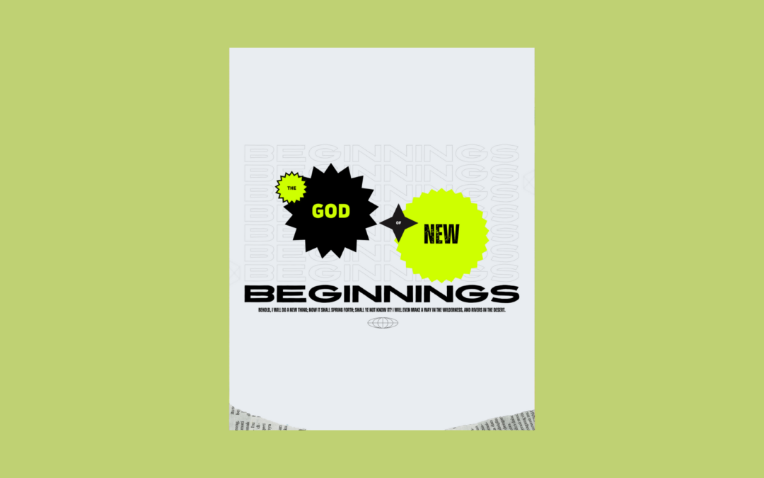 God Of New Beginnings Promo Post